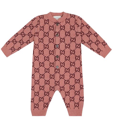 pink gucci onesie|baby gucci tights.